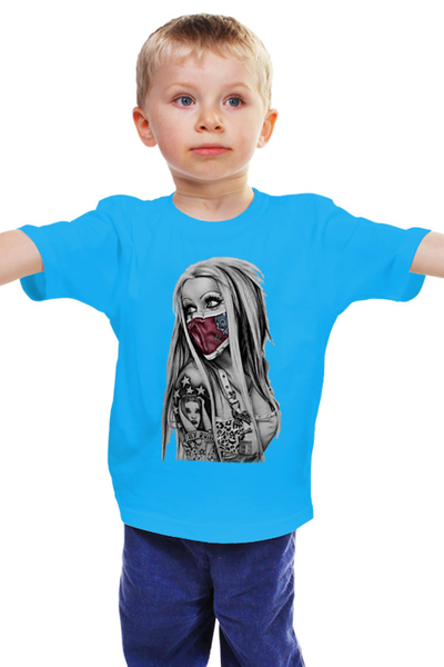 Заказать детскую футболку в Москве. Детская футболка классическая унисекс Girl                        от Savara - готовые дизайны и нанесение принтов.