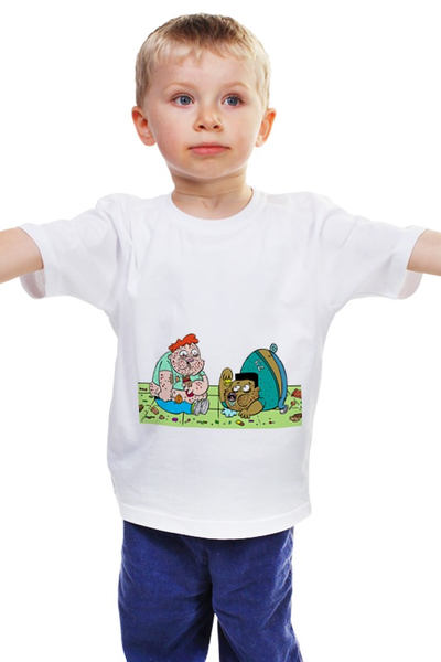 Заказать детскую футболку в Москве. Детская футболка классическая унисекс Мерзкие дети от denis01001 - готовые дизайны и нанесение принтов.