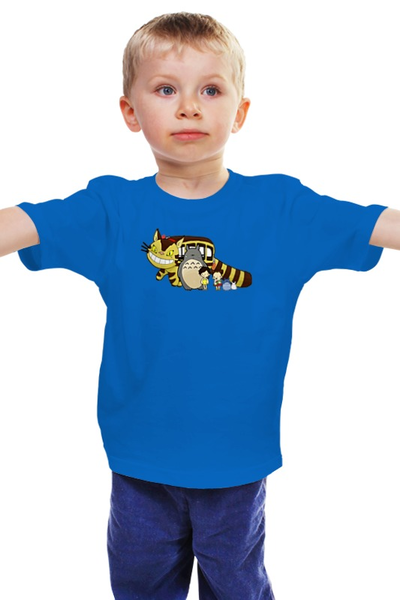 Заказать детскую футболку в Москве. Детская футболка классическая унисекс Котобус от totorian - готовые дизайны и нанесение принтов.