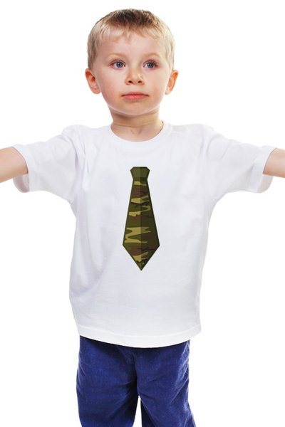 Заказать детскую футболку в Москве. Детская футболка классическая унисекс 23 февраля от Djimas Leonki - готовые дизайны и нанесение принтов.