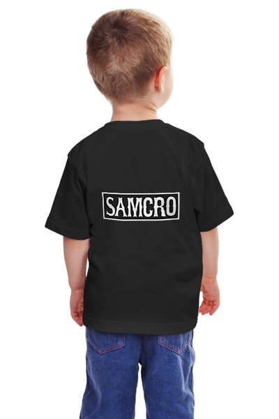 Заказать детскую футболку в Москве. Детская футболка классическая унисекс логотип сынов анархии от francuz23rus - готовые дизайны и нанесение принтов.