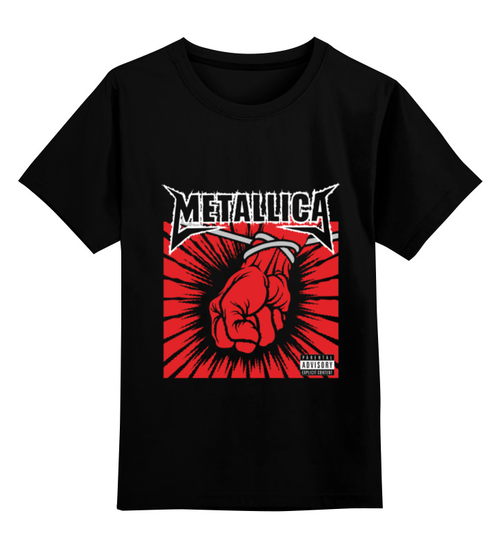 Заказать детскую футболку в Москве. Детская футболка классическая унисекс Metallica ‎/ St. Anger от OEX design - готовые дизайны и нанесение принтов.