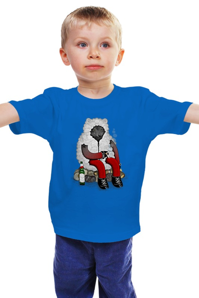 Заказать детскую футболку в Москве. Детская футболка классическая унисекс Волк в овечьей шкуре от printik - готовые дизайны и нанесение принтов.
