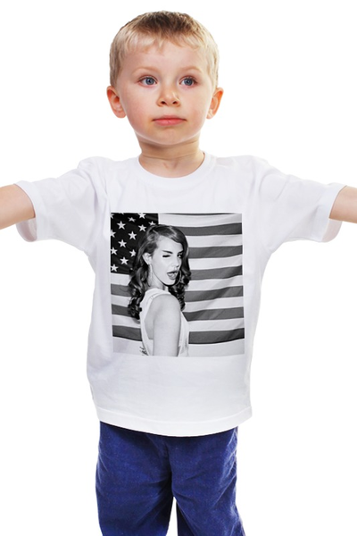 Заказать детскую футболку в Москве. Детская футболка классическая унисекс Lana Del Rey от Михаил Горюнов - готовые дизайны и нанесение принтов.