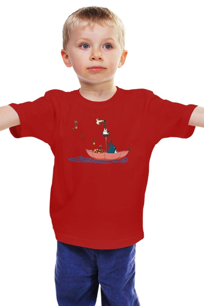 Заказать детскую футболку в Москве. Детская футболка классическая унисекс Мой сосед Тоторо от liya - готовые дизайны и нанесение принтов.