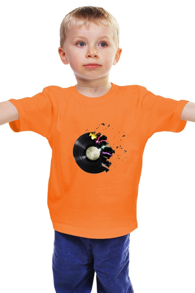 Заказать детскую футболку в Москве. Детская футболка классическая унисекс Музыка от ПРИНТЫ ПЕЧАТЬ  - готовые дизайны и нанесение принтов.