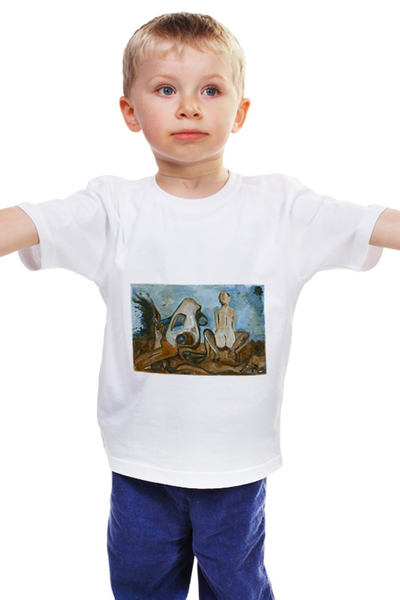 Заказать детскую футболку в Москве. Детская футболка классическая унисекс Любовное настроение от Мария Назарова - готовые дизайны и нанесение принтов.