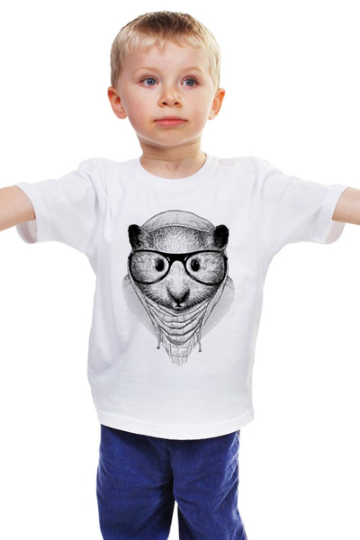 Заказать детскую футболку в Москве. Детская футболка классическая унисекс Зверёк  от ПРИНТЫ ПЕЧАТЬ  - готовые дизайны и нанесение принтов.
