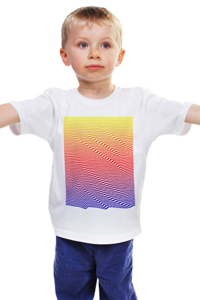 Заказать детскую футболку в Москве. Детская футболка классическая унисекс ◈Waves◈ от balden - готовые дизайны и нанесение принтов.