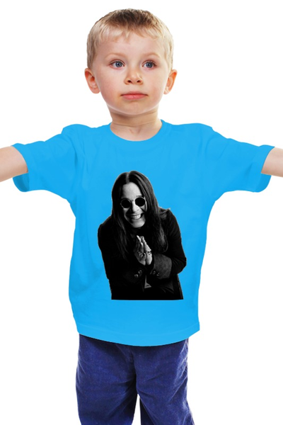 Заказать детскую футболку в Москве. Детская футболка классическая унисекс Оззи Осборн от Лизккка - готовые дизайны и нанесение принтов.
