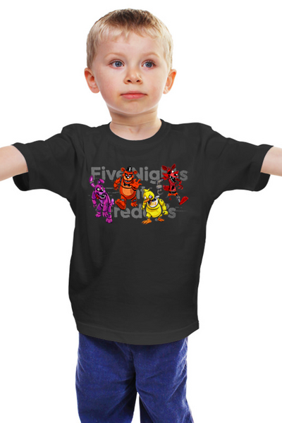 Заказать детскую футболку в Москве. Детская футболка классическая унисекс ✪ Five Nights at Freddy's ✪ от balden - готовые дизайны и нанесение принтов.