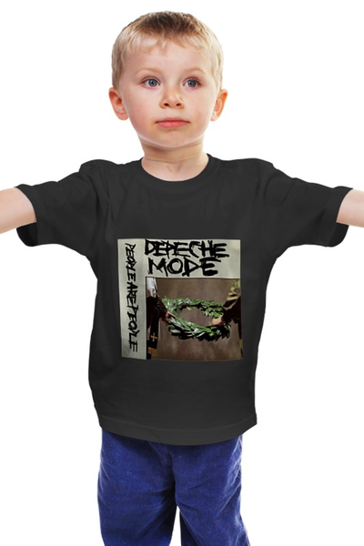 Заказать детскую футболку в Москве. Детская футболка классическая унисекс Depeche Mode  от Fedor - готовые дизайны и нанесение принтов.