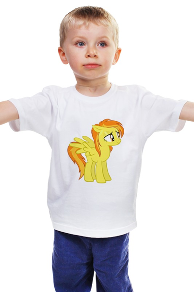 Заказать детскую футболку в Москве. Детская футболка классическая унисекс pony от Oktavi - готовые дизайны и нанесение принтов.