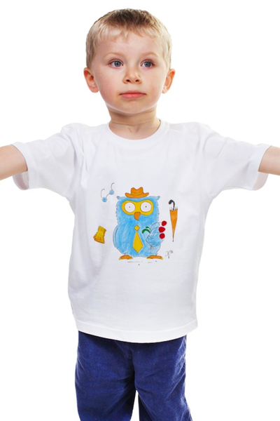 Заказать детскую футболку в Москве. Детская футболка классическая унисекс Настоящему джентльмену от galkagalka - готовые дизайны и нанесение принтов.