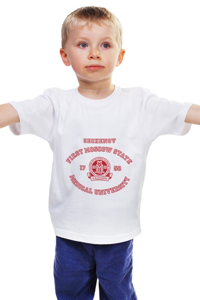 Заказать детскую футболку в Москве. Детская футболка классическая унисекс Мгму от dyzel - готовые дизайны и нанесение принтов.