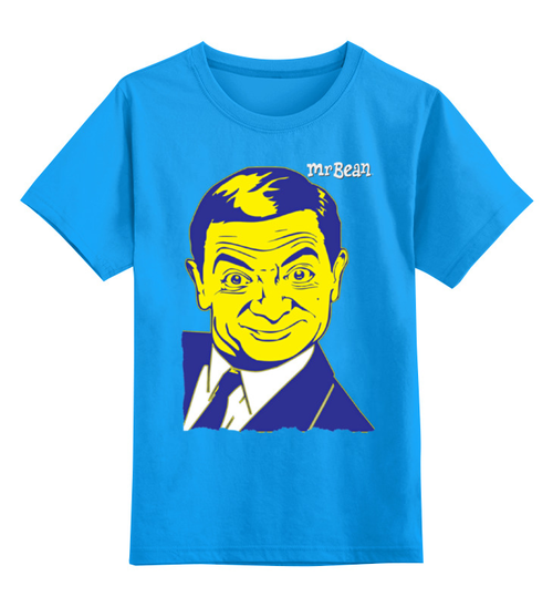 Заказать детскую футболку в Москве. Детская футболка классическая унисекс Mr.Bean от Leichenwagen - готовые дизайны и нанесение принтов.