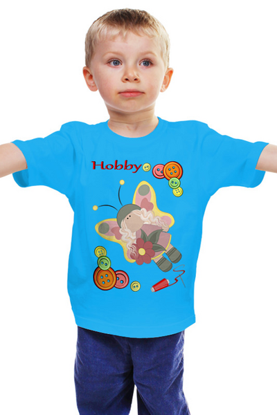 Заказать детскую футболку в Москве. Детская футболка классическая унисекс Хобби - рукоделие, шитье от p_i_r_a_n_y_a  - готовые дизайны и нанесение принтов.