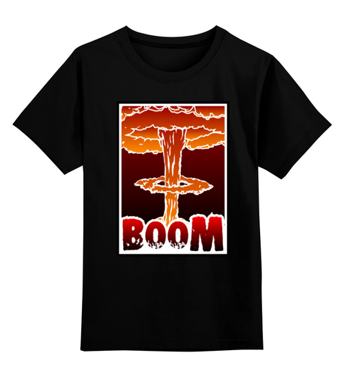 Заказать детскую футболку в Москве. Детская футболка классическая унисекс Взрыв от gopotol - готовые дизайны и нанесение принтов.