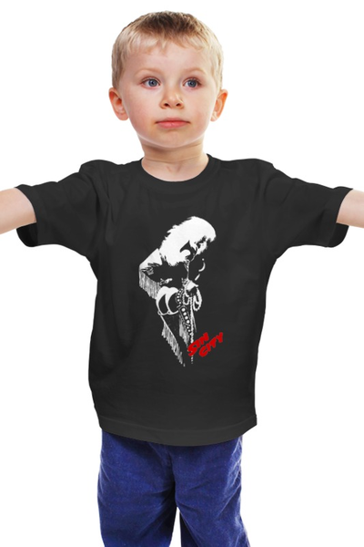 Заказать детскую футболку в Москве. Детская футболка классическая унисекс Sin City / Город Грехов от KinoArt - готовые дизайны и нанесение принтов.