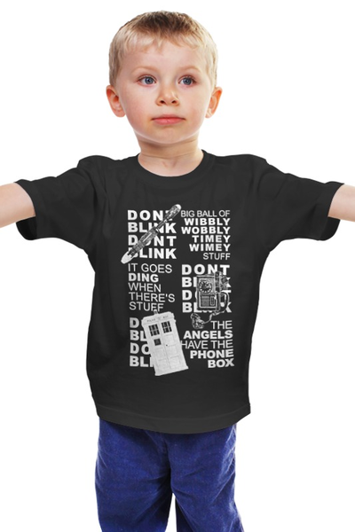 Заказать детскую футболку в Москве. Детская футболка классическая унисекс Вибли Вобли Тайми Вайми от printik - готовые дизайны и нанесение принтов.