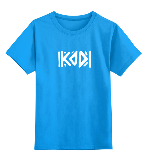 Заказать детскую футболку в Москве. Детская футболка классическая унисекс С логотипом kod от ФОРЭП - готовые дизайны и нанесение принтов.