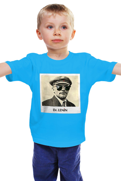 Заказать детскую футболку в Москве. Детская футболка классическая унисекс Dr. Lenin от joseph - готовые дизайны и нанесение принтов.