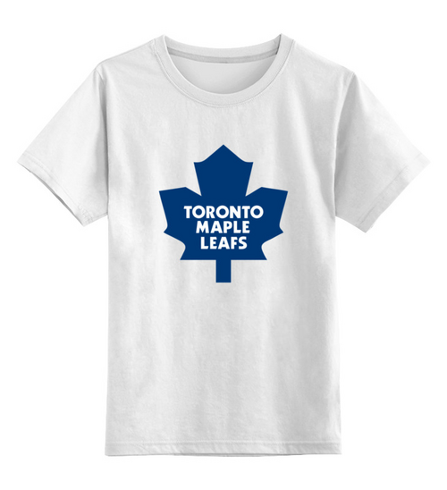 Заказать детскую футболку в Москве. Детская футболка классическая унисекс Toronto Maple Leafs от BURNSHIRTS - готовые дизайны и нанесение принтов.