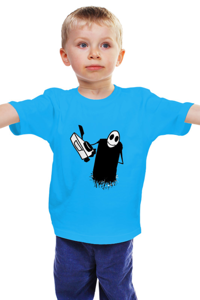 Заказать детскую футболку в Москве. Детская футболка классическая унисекс Mr. freeman by sanitar от волот - готовые дизайны и нанесение принтов.