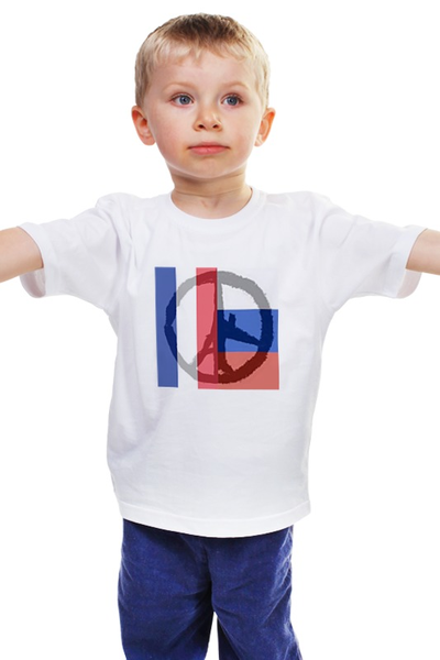Заказать детскую футболку в Москве. Детская футболка классическая унисекс Pray for World от sandster - готовые дизайны и нанесение принтов.