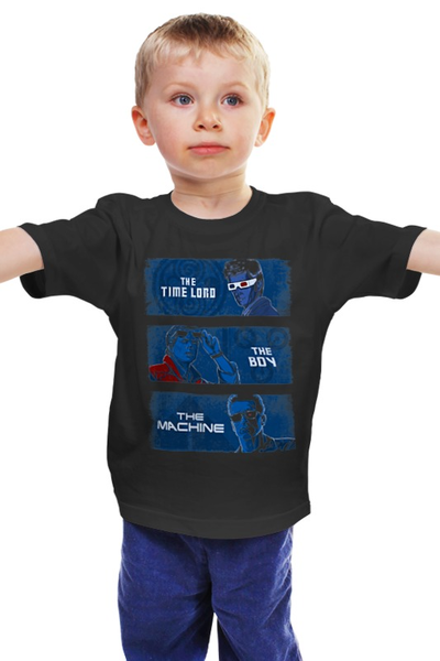 Заказать детскую футболку в Москве. Детская футболка классическая унисекс Путешественники во времени от printik - готовые дизайны и нанесение принтов.