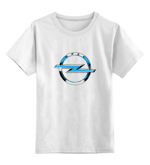 Заказать детскую футболку в Москве. Детская футболка классическая унисекс Авто Opel от THE_NISE  - готовые дизайны и нанесение принтов.