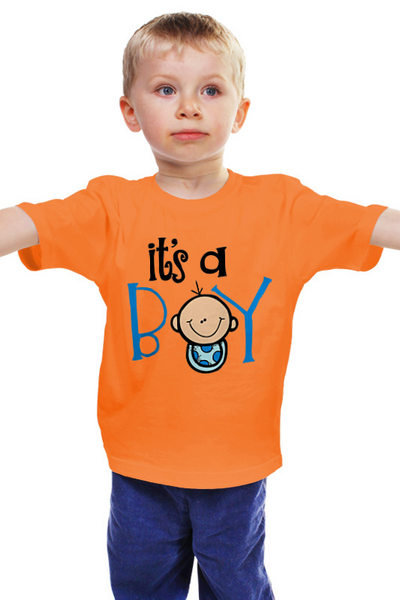 Заказать детскую футболку в Москве. Детская футболка классическая унисекс Ребёнок  от Елена  - готовые дизайны и нанесение принтов.