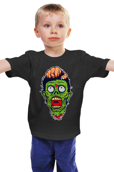 Заказать детскую футболку в Москве. Детская футболка классическая унисекс Hero Halloween от balden - готовые дизайны и нанесение принтов.