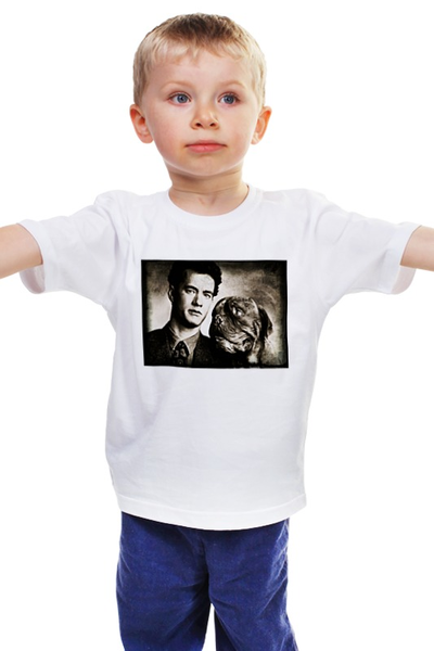 Заказать детскую футболку в Москве. Детская футболка классическая унисекс Тёрнер и Хуч от bordo - готовые дизайны и нанесение принтов.