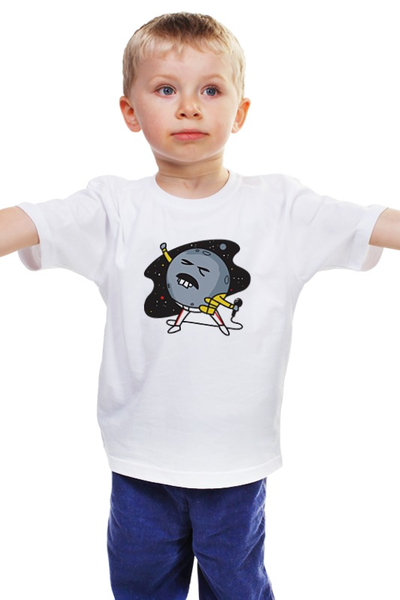 Заказать детскую футболку в Москве. Детская футболка классическая унисекс Фредди Меркьюри (Queen) от fanart - готовые дизайны и нанесение принтов.