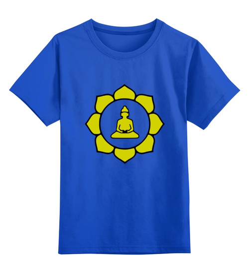 Заказать детскую футболку в Москве. Детская футболка классическая унисекс Медитация от trend - готовые дизайны и нанесение принтов.