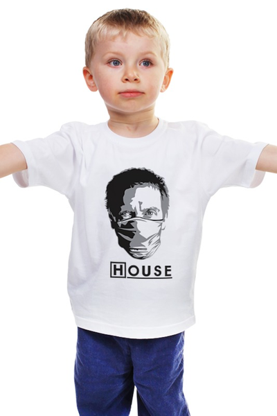 Заказать детскую футболку в Москве. Детская футболка классическая унисекс Доктор Хаус от pyzhik - готовые дизайны и нанесение принтов.