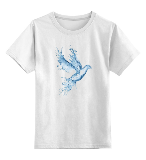 Заказать детскую футболку в Москве. Детская футболка классическая унисекс Птица из воды от MariYang  - готовые дизайны и нанесение принтов.