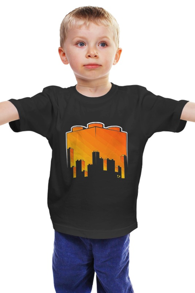 Заказать детскую футболку в Москве. Детская футболка классическая унисекс Лего (Lego) от coolmag - готовые дизайны и нанесение принтов.