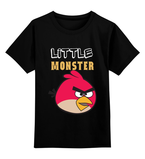 Заказать детскую футболку в Москве. Детская футболка классическая унисекс angry bird от Janna Almazan - готовые дизайны и нанесение принтов.