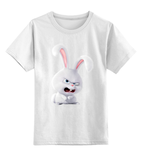 Заказать детскую футболку в Москве. Детская футболка классическая унисекс Снежок от tadashi - готовые дизайны и нанесение принтов.