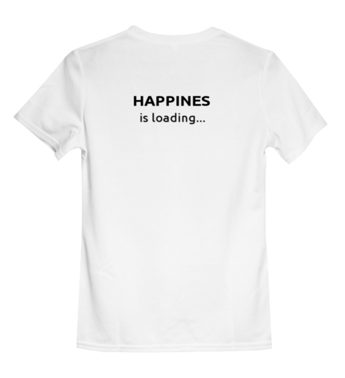 Заказать детскую футболку в Москве. Детская футболка классическая унисекс Счастье... загружается... от Dmitry Kochkin - готовые дизайны и нанесение принтов.
