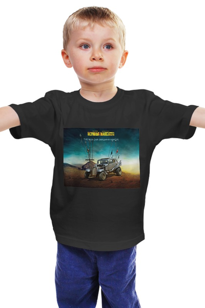 Заказать детскую футболку в Москве. Детская футболка классическая унисекс Безумный Макс / Nux от KinoArt - готовые дизайны и нанесение принтов.