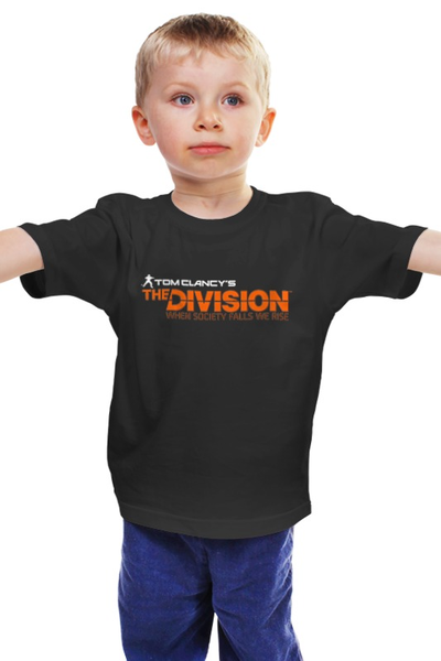 Заказать детскую футболку в Москве. Детская футболка классическая унисекс Tom Clancy's THE DIVISION от craftsman - готовые дизайны и нанесение принтов.