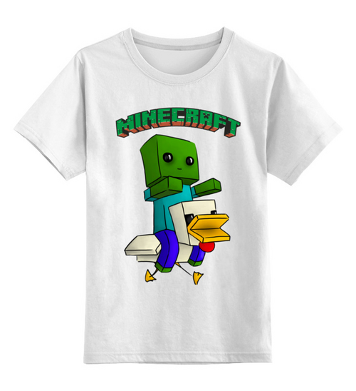 Заказать детскую футболку в Москве. Детская футболка классическая унисекс ▞ MINECRAFT ▚ от balden - готовые дизайны и нанесение принтов.