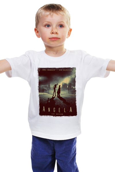 Заказать детскую футболку в Москве. Детская футболка классическая унисекс Ангел-А от bordo - готовые дизайны и нанесение принтов.
