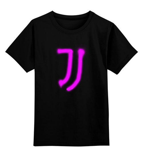 Заказать детскую футболку в Москве. Детская футболка классическая унисекс Juventus | Spray logo (2021) от 0x000000123 - готовые дизайны и нанесение принтов.