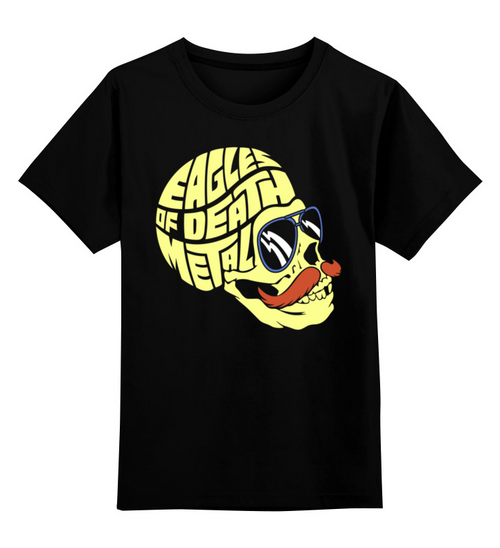Заказать детскую футболку в Москве. Детская футболка классическая унисекс Eagles of Death Metal от geekbox - готовые дизайны и нанесение принтов.