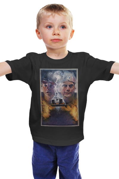 Заказать детскую футболку в Москве. Детская футболка классическая унисекс Назад в будущее 2 от bordo - готовые дизайны и нанесение принтов.