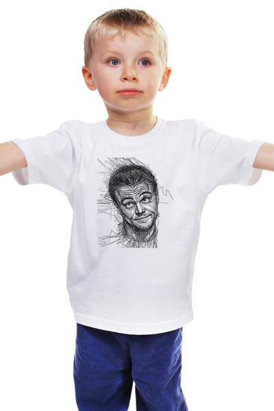 Заказать детскую футболку в Москве. Детская футболка классическая унисекс леонардо ди каприо от Leichenwagen - готовые дизайны и нанесение принтов.